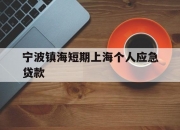 宁波镇海短期上海个人应急贷款