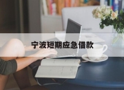 宁波短期应急借款