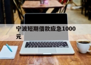 宁波短期借款应急1000元