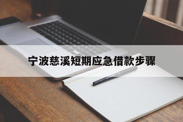 宁波慈溪短期应急借款步骤