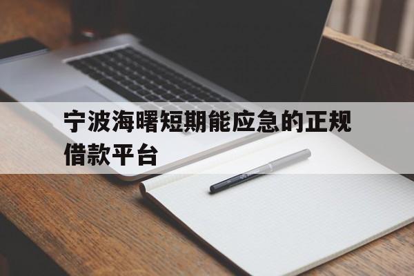 宁波海曙短期能应急的正规借款平台