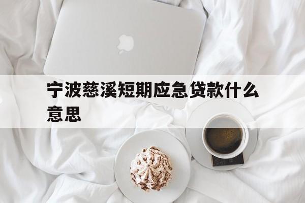 宁波慈溪短期应急贷款什么意思