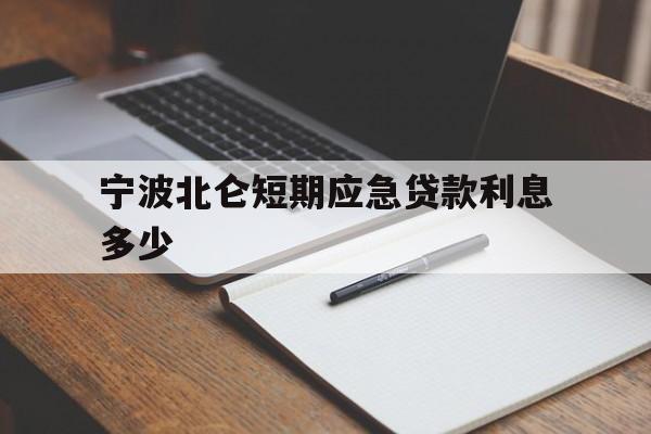 宁波北仑短期应急贷款利息多少