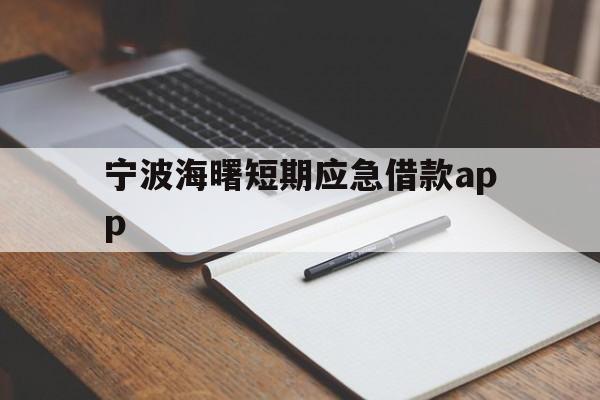 宁波海曙短期应急借款app