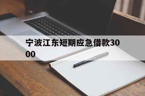 宁波江东短期应急借款3000