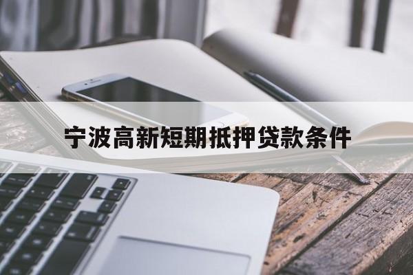 宁波高新短期抵押贷款条件